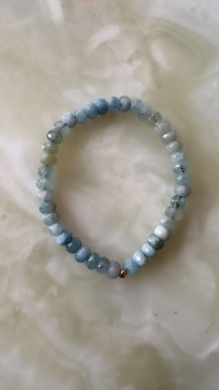 Blue Quartz Stretch Bracelet