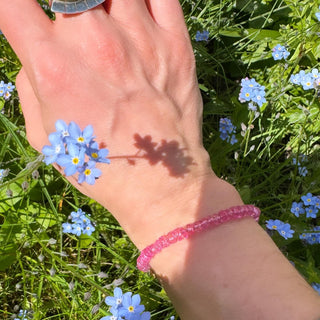 Medium Pink Topaz Bracelet 18.5cm