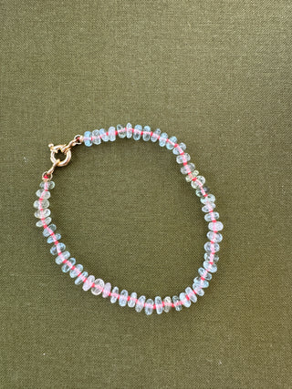 Medium Aquamarine bracelet 20cm