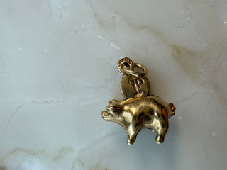 Vintage Piggy Bank Charm