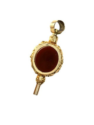 Antique Solid 9ct Gold Watch Key