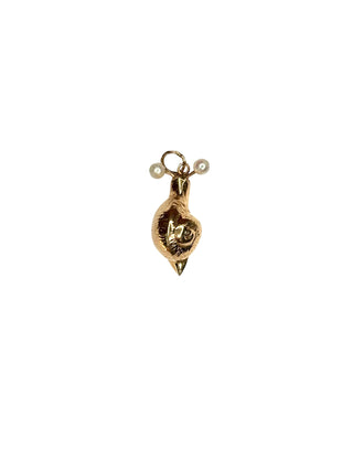 Vintage Gold Snail Charm