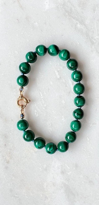 X-Large Malachite Bracelet 18.5cm